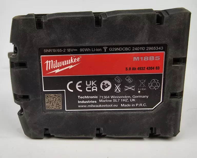 KLUCZ UDAROWY MILWAUKEE M18 FHIWF12 + AKU 5.0AH
