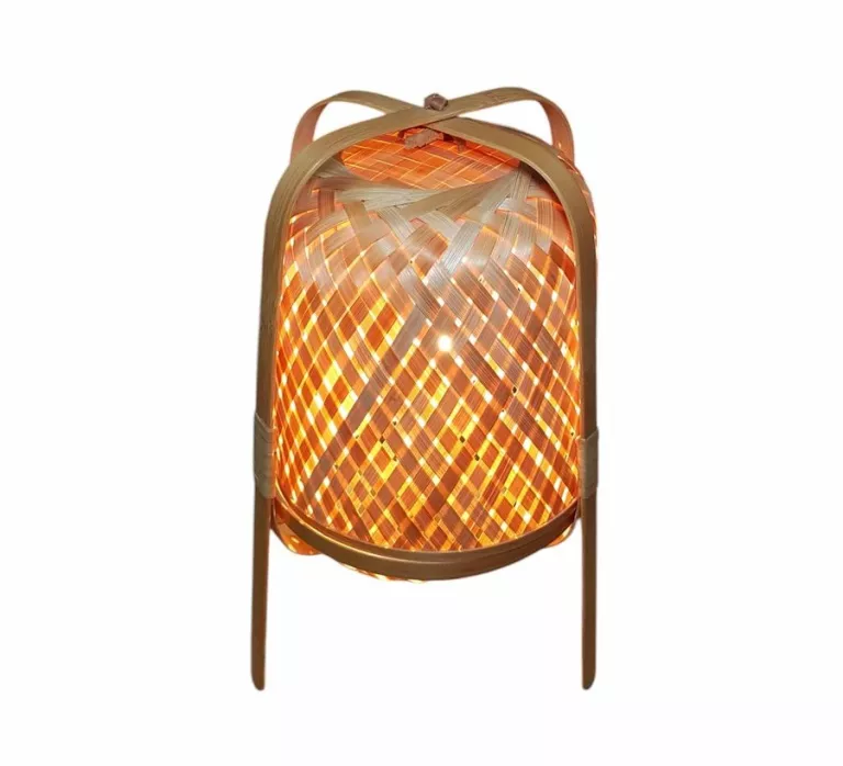 LAMPA STOŁOWA IKEA KNIXHULT BAMBUS