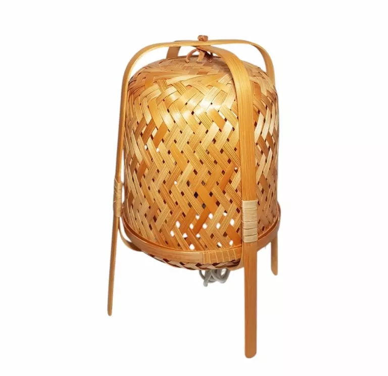 LAMPA STOŁOWA IKEA KNIXHULT BAMBUS