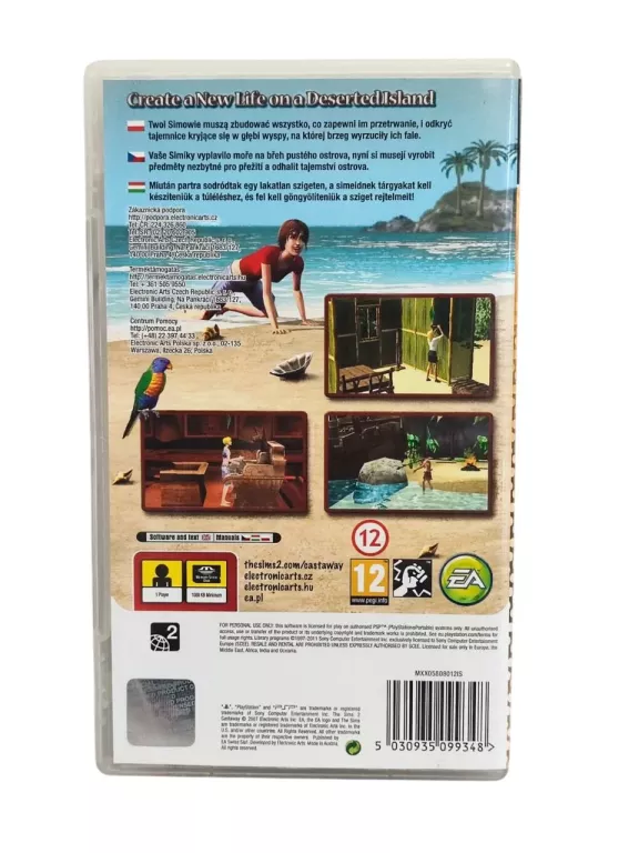 GRA NA PSP THE SIMS 2 CASTAWAY
