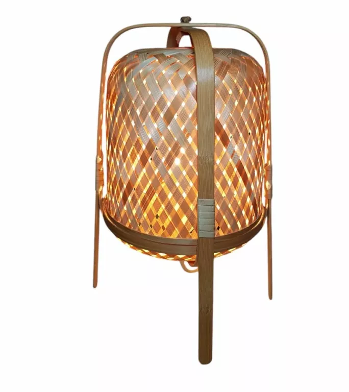 LAMPA STOŁOWA IKEA KNIXHULT BAMBUS