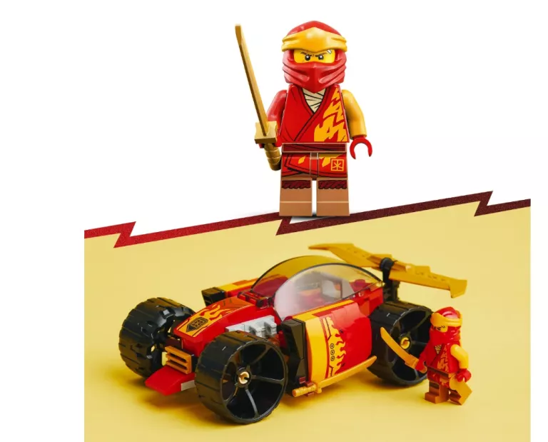 LEGO NINJAGO 71780 SAMOCHÓD WYŚCIGOWY NINJA KAIA EVO
