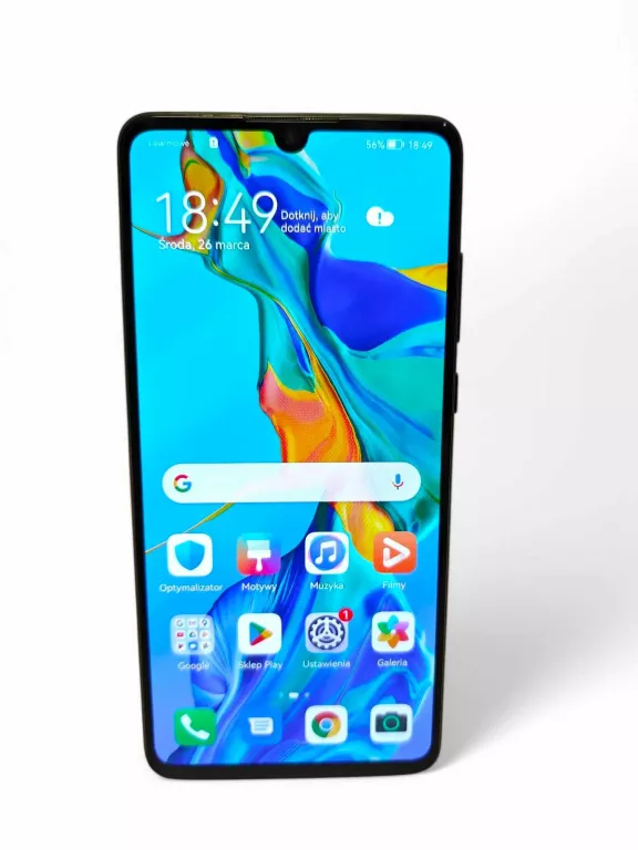 TELEFON HUAWEI P30 128GB NIEBIESKIE SZKŁO