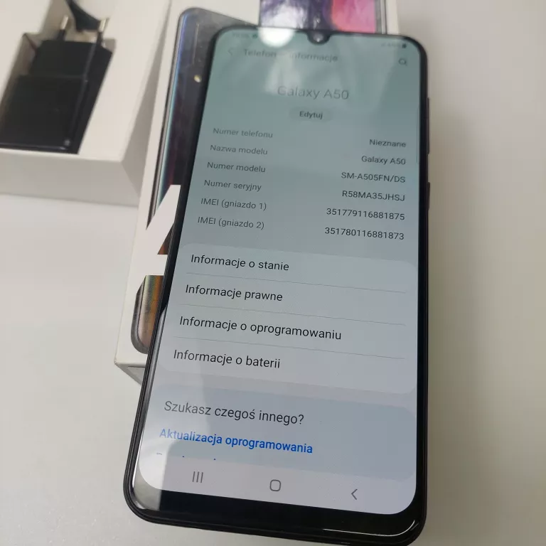 SAMSUNG GALAXY A50 4/128GB KOMPLET