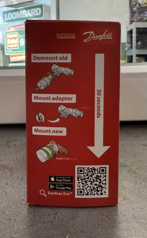 INTELIGENTNA GŁOWICA TERMOSTAT GRZEJNIKOWY DANFOSS ECO BLUETOOTH 014G1115