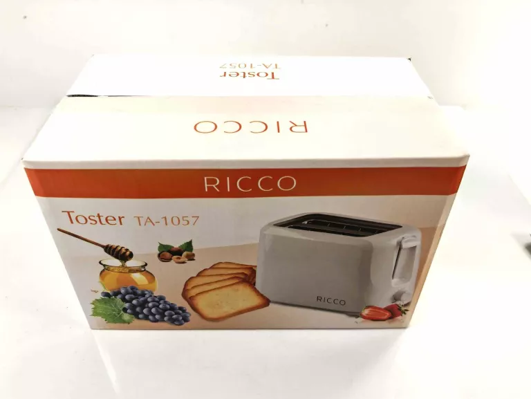 TOSTER 700W BIAŁY RICCO TA-1057