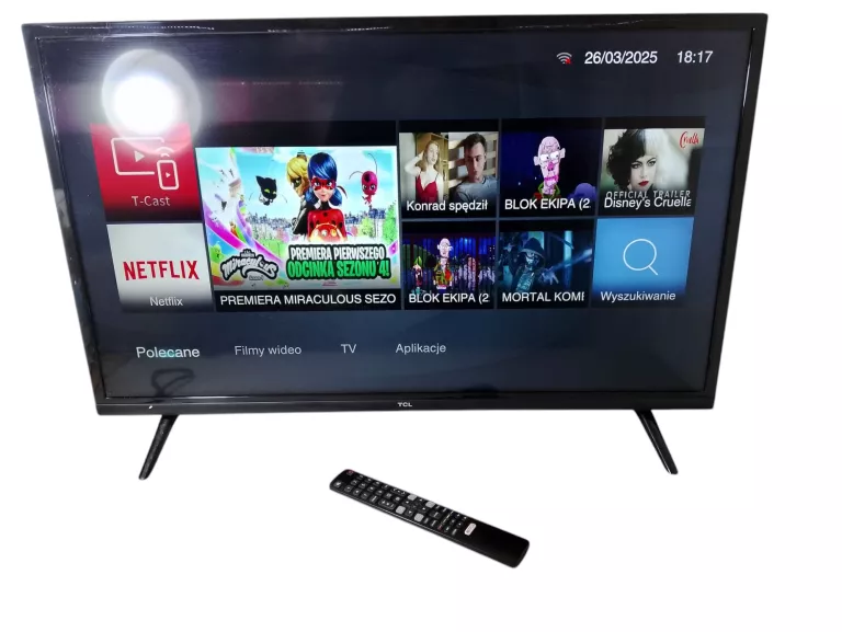 TELEWIZOR   TCL 32DS520F PUDELKO
