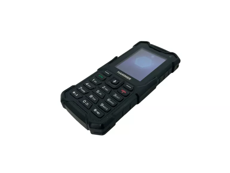 TELEFON HAMMER 5 SMART CZARNY MOCNY ODPORNY NA WODĘ PYŁ KURZ IP68 PANCERNY