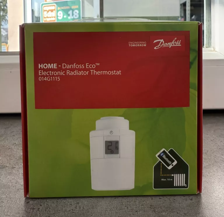 INTELIGENTNA GŁOWICA TERMOSTAT GRZEJNIKOWY DANFOSS ECO BLUETOOTH 014G1115