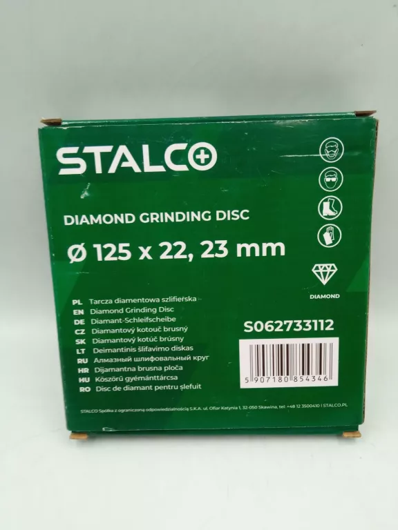 STALCO TARCZA DIAMENTOWA SZLIFIERSKA 125 MM S062733112