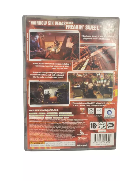 GRA TOM CLANCY'S RAINBOW SIX VEGAS MICROSOFT XBOX 360