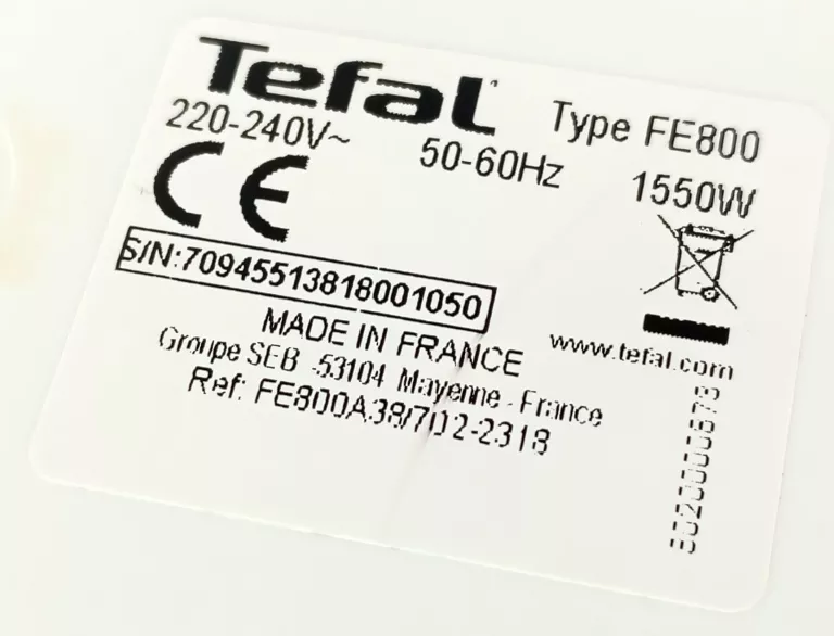 ROBOT GOTUJĄCY TEFAL FE800/DODATKOWE NAKŁADKI