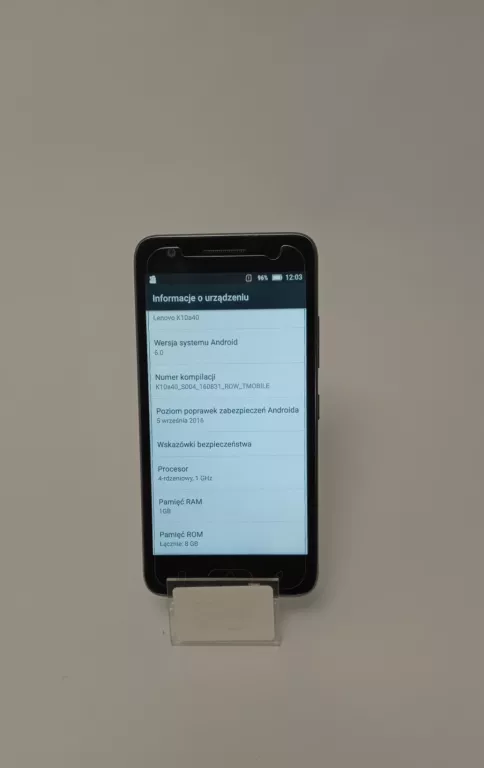 TELEFON LENOVO K10A40 1 GB/8 GB