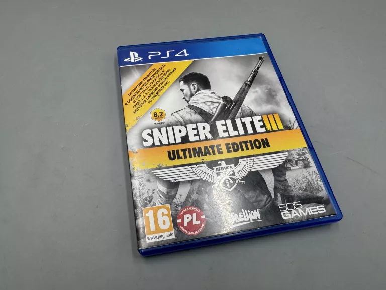 SNIPER ELITE III 3: AFRIKA - ULTIMATE EDITION PL | PS4 | PO POLSKU - NAPIS