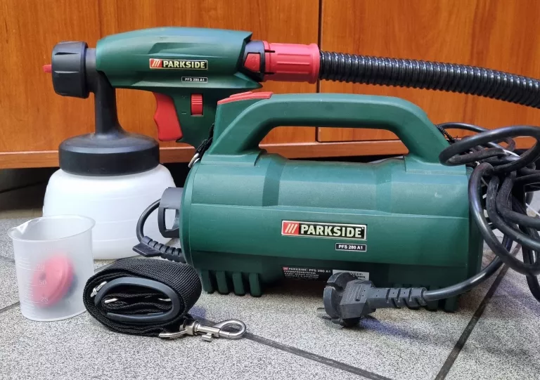 PISTOLET NATRYSKOWY DO FARB PARKSIDE PFS 280 A1 280W/230V STAN BDB!