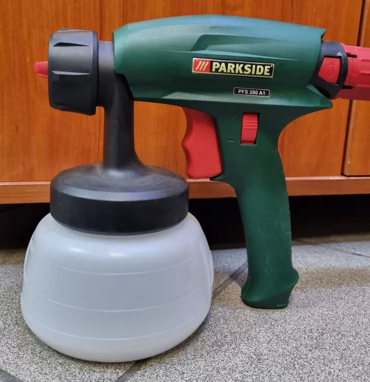 PISTOLET NATRYSKOWY DO FARB PARKSIDE PFS 280 A1 280W/230V STAN BDB!