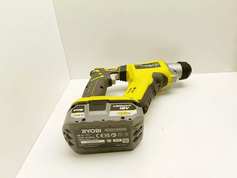 RYOBI AKUMULATOROWA MŁOTOWIERTARKA UDAROWA 18V SDS + BATERIA 4.0AH