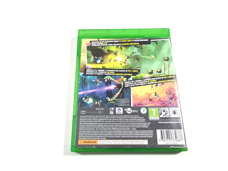 GRA RAYMAN LEGENDS PL MICROSOFT XBOX ONE