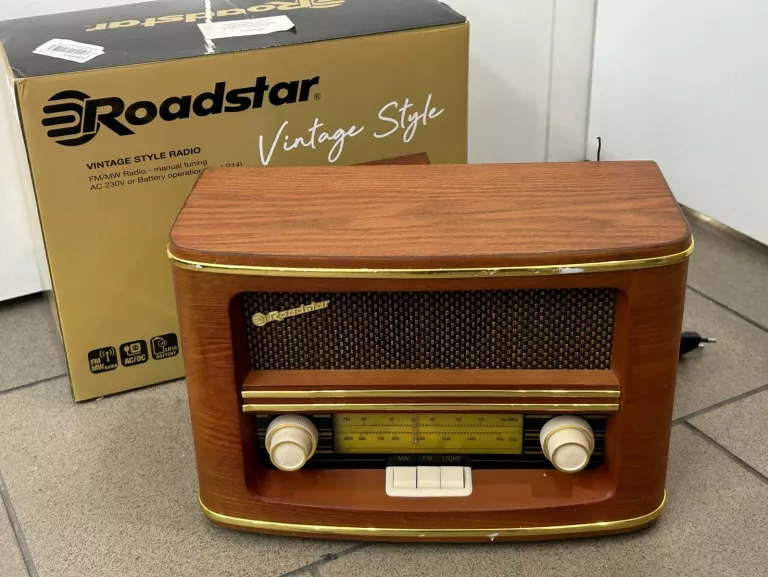 RADIO ROADSTAR VINTAGE KOMPLET GWARANCJA