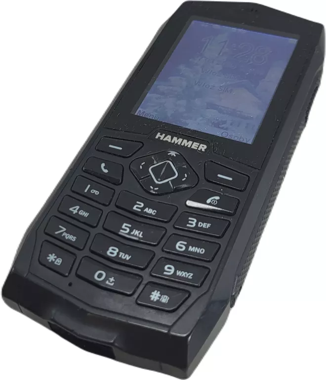 TELEFON MY PHONE HAMMER 3+ KLAWIATURA CZARNY 2,4"