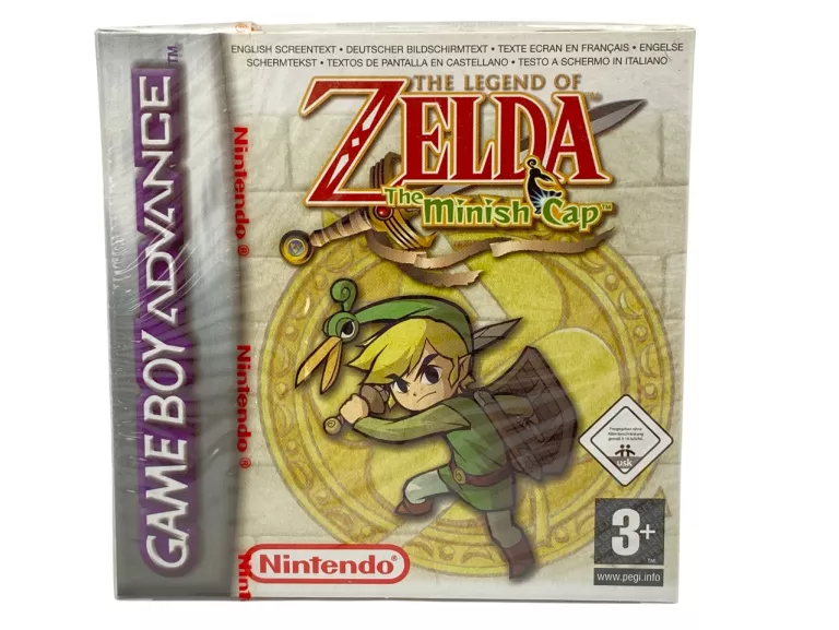GRA ZELDA MINISH CAP PAL GAMEBOY ADVANCE UNIKAT FOLIA!
