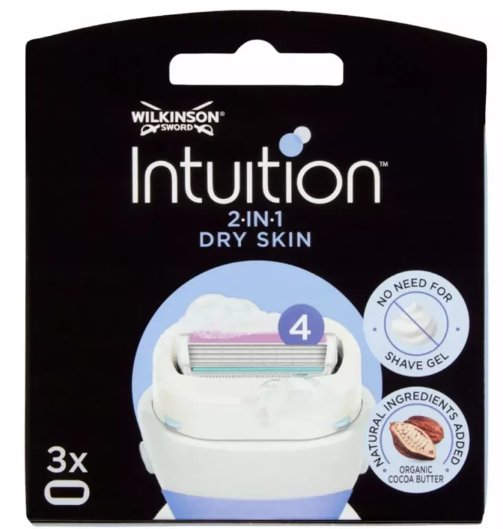 3X WKŁADY NOŻYKI WILKINSON INTUITION DRY SKIN