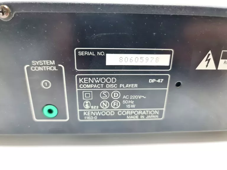 ODTWARZACZ CD COMPACT KENWOOD DP-47 MADE IN JAPAN