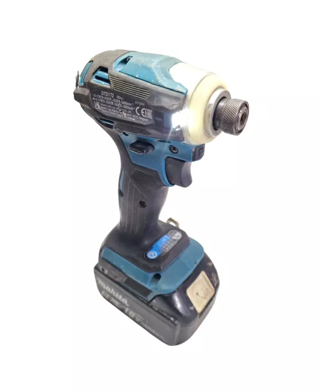 ZAKRĘTARKA MAKITA DTD 172 BODY + MAKITA BL1850B 5 AH + MAKITA DC18RC