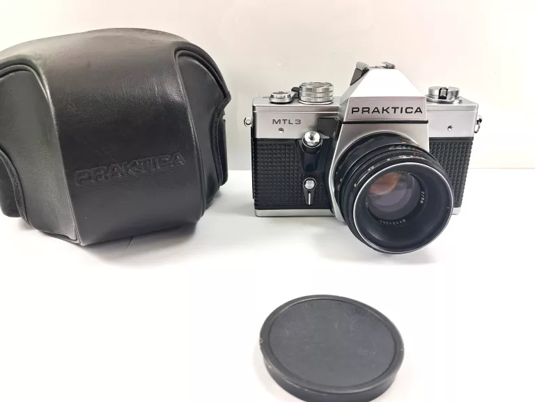 APARAT LUSTRZANKA PRAKTICA MTL3 + OBIEKTYW HELIOS 44-2 2/58 + ETUI
