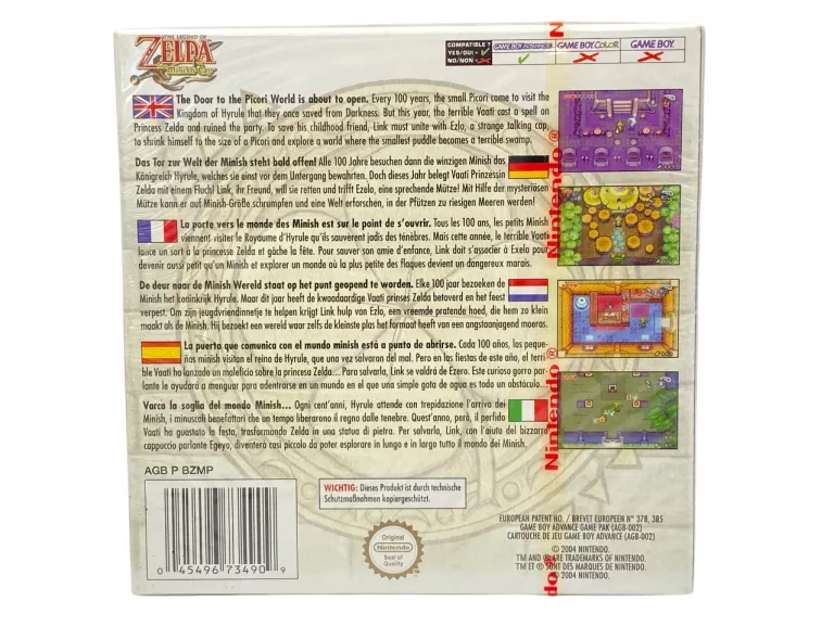 gra-zelda-minish-cap-pal-gameboy-advance-unikat-folia-ean-gtin-045496734909