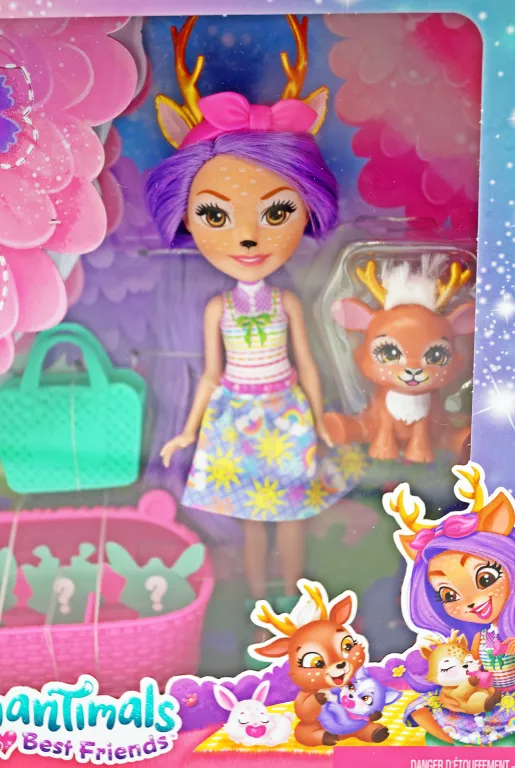 ENCHANTIMALS LALKA I NIEMOWLĘTA DANESSA DEER /ZAPAKOWANA FABRYCZNIE