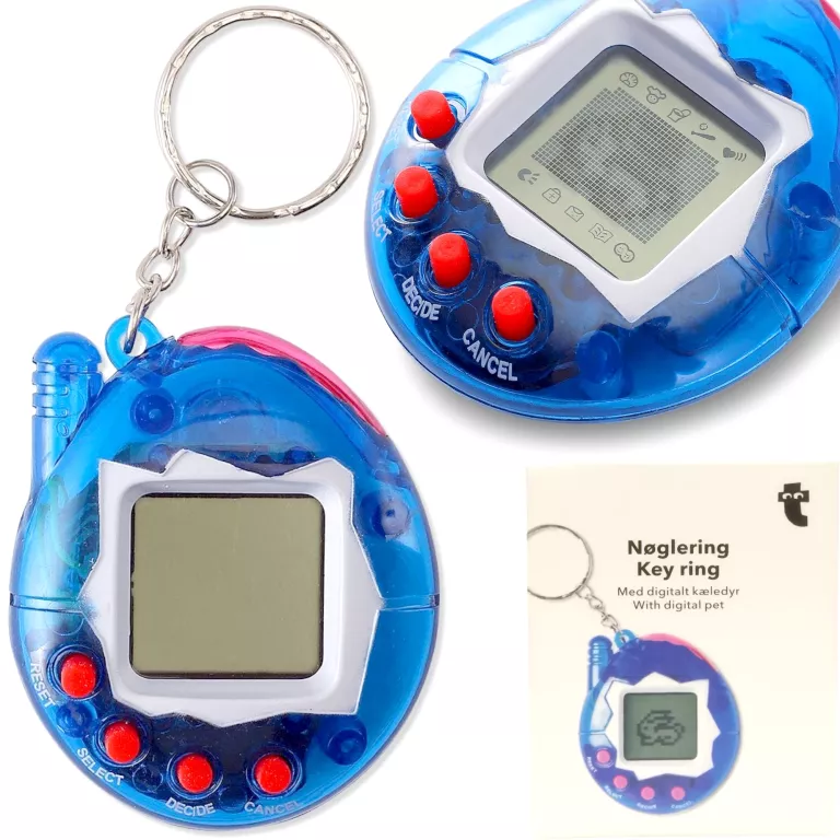 GRA ELEKTRONICZNA KONSOLA JAJKO OPIEKA NAD ZWIERZĄTKIEM TAMAGOCHI TIGER