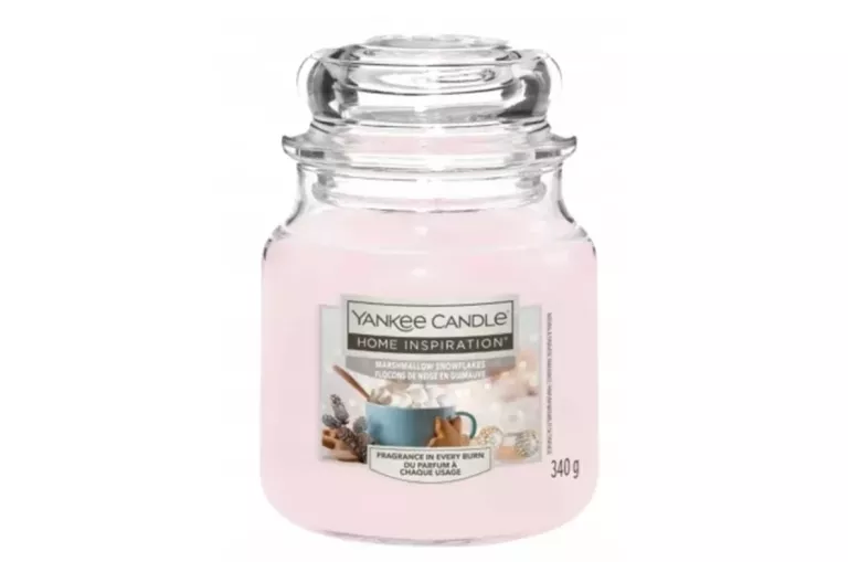 YANKEE CANDLE MARSHMALLOW SNOWFLAKES 340 G ŚWIECA ZAPACHOWA