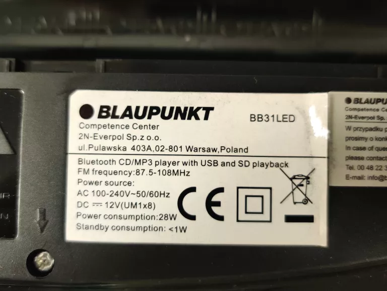RADIO BLAUPUNKT BB31LED