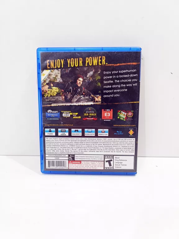 GRA PS4: INFAMOUS SECOND SON