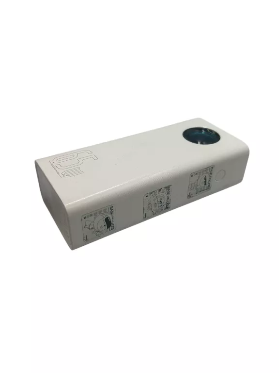 POWERBANK BASEUS PPLG-A01 AMBLIGHT 30000MAH PD QC 3.0 65W BIAŁY