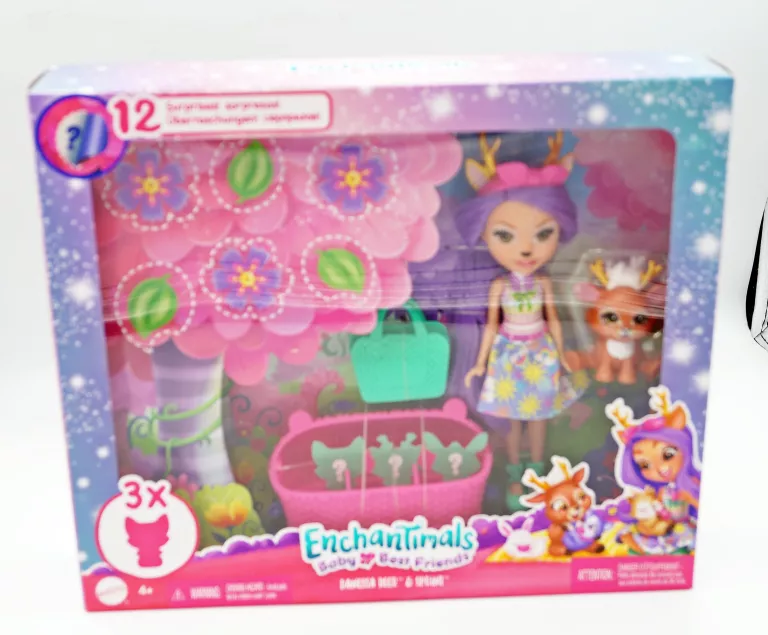 ENCHANTIMALS LALKA I NIEMOWLĘTA DANESSA DEER /ZAPAKOWANA FABRYCZNIE