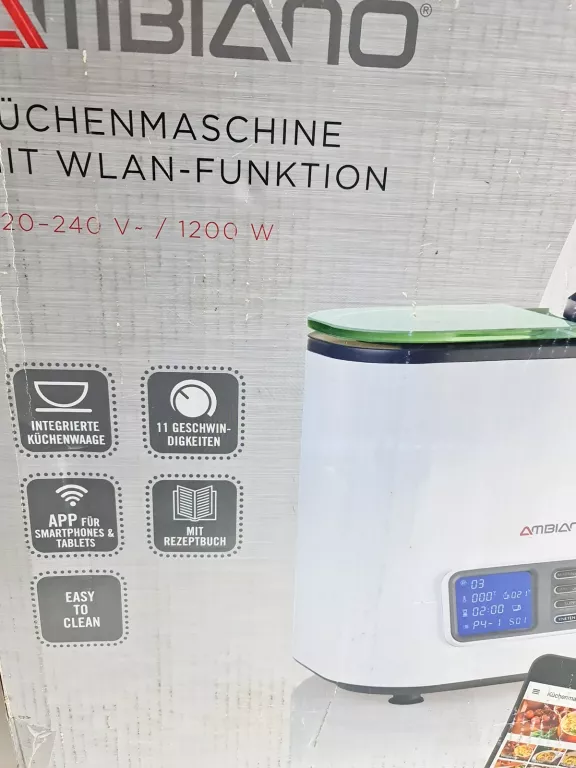 ROBOT KUCHENNY AMBIANO Z WIFI + AKCESORIA
