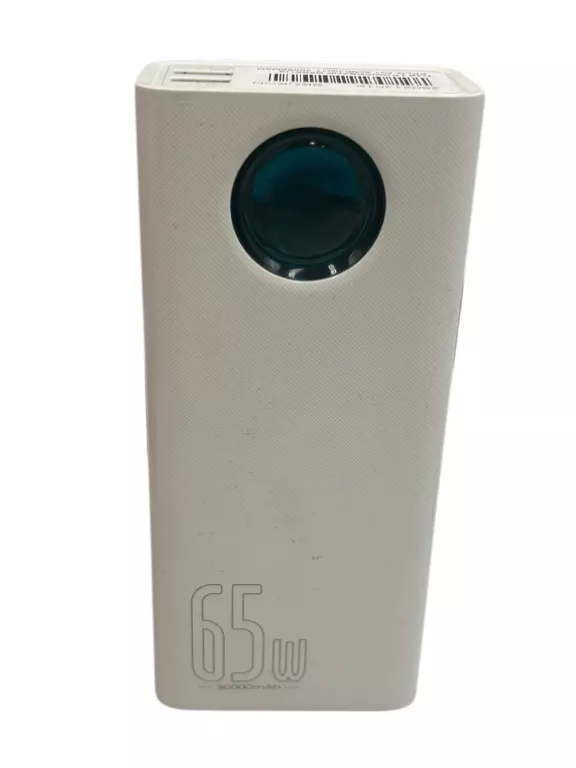 POWERBANK BASEUS PPLG-A01 AMBLIGHT 30000MAH PD QC 3.0 65W BIAŁY