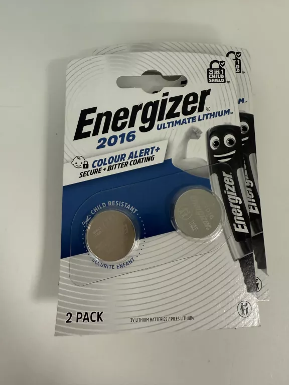 2X ENERGIZER ULTIMATE LITHIUM CR2016 BATERIA