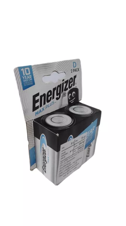 BATERIE ENERGIZER MAX PLUS D 2PACK