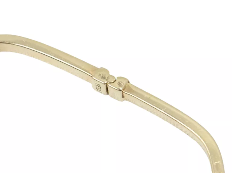 ŁADNA SZTYWNA YES ZŁOTA BRANSOLETKA P375 W4G ŚR 6CM