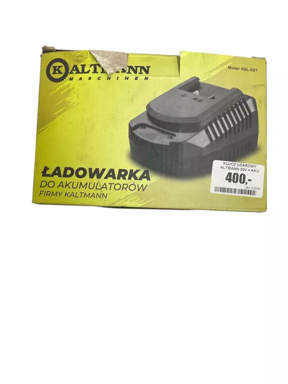 KALTMANN KLUCZ UDAROWY BEZSZCZOTKOWY 320NM 20V 2AH + AKU.+ ŁADOWARKA PUD