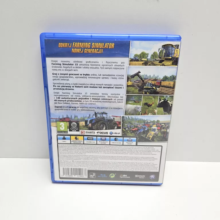 GRA PS4 - FARMING SIMULATOR 15
