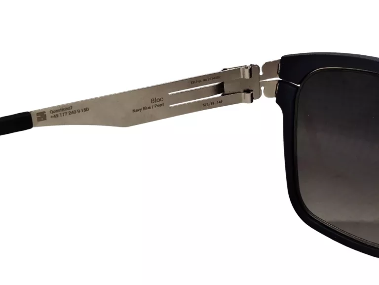 OKULARY IC BERLIN BLOC NAVY BLUE/PEARL