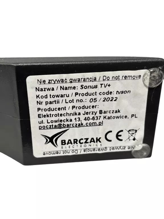 ANTENA SONUS TV ZE WZMACNIACZEM