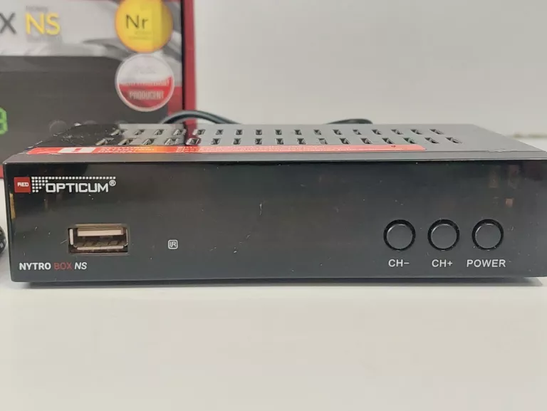 OPTICUM NYTRO BOX NS DVB-T2 H.265/HEVC DEKODER DVB-T KPL