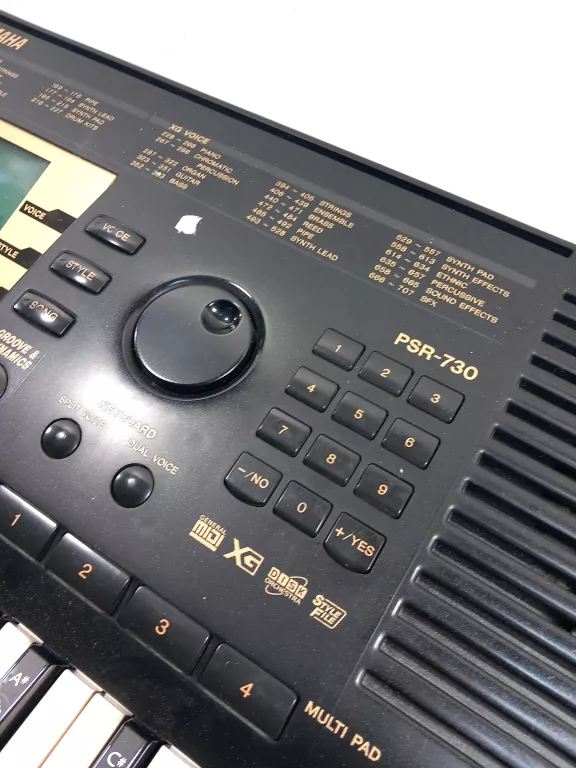 KEYBOARD YAMAHA PSR-730 + ZASILACZ