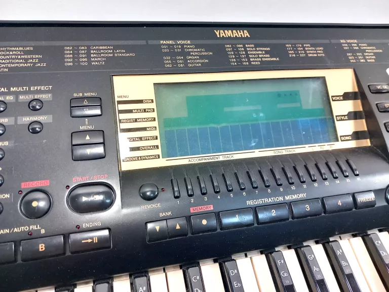 KEYBOARD YAMAHA PSR-730 + ZASILACZ