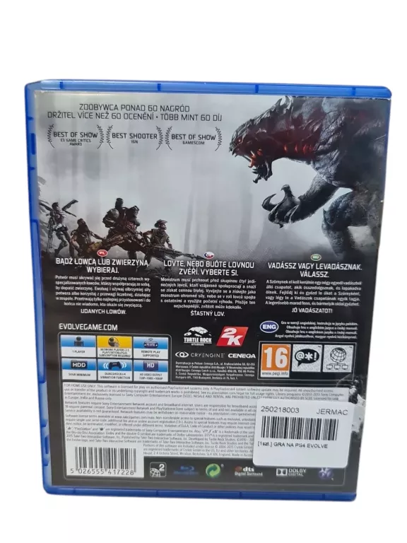 GRA NA PS4 EVOLVE